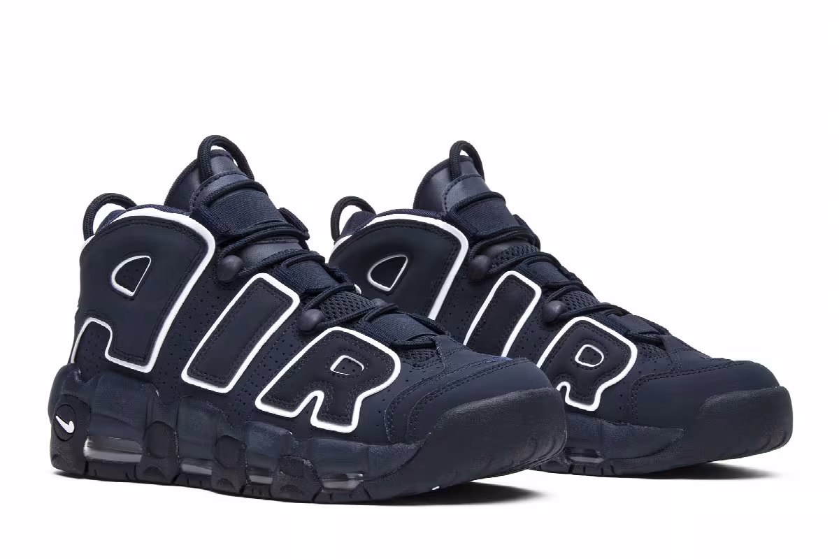 Nike Air More Uptempo Obsidian, view 9