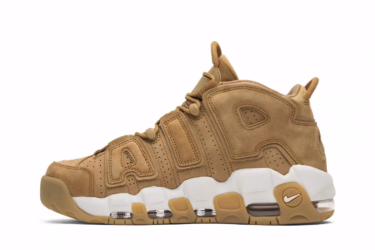 Nike Air More Uptempo Premium Wheat, view 4