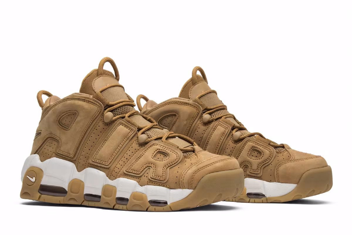Nike Air More Uptempo Premium Wheat, view 9