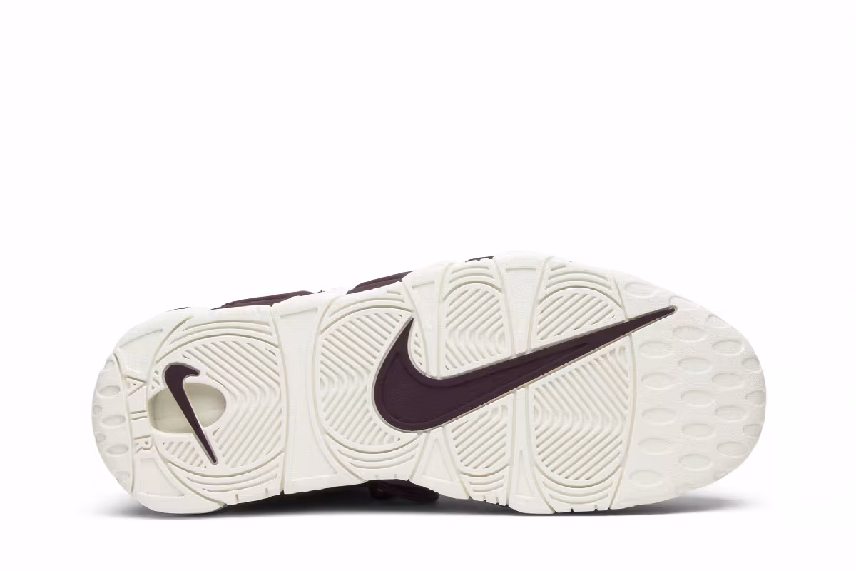 Nike Air More Uptempo Bordeaux, view 5