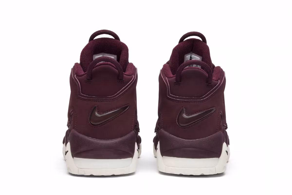 Nike Air More Uptempo Bordeaux, view 7