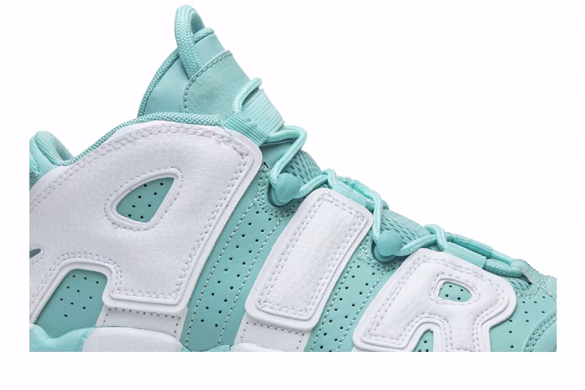 Nike Air More Uptempo GS Island Green, view 3