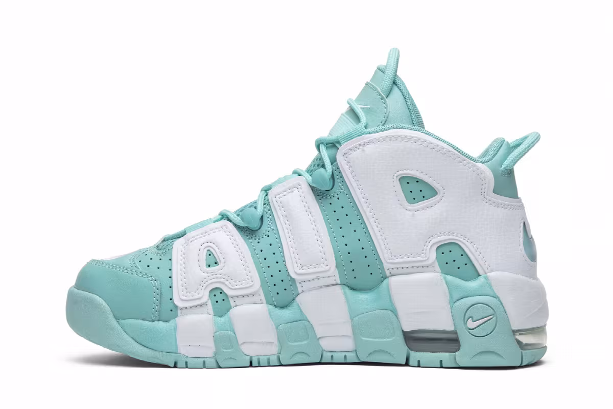 Nike Air More Uptempo GS Island Green, view 4