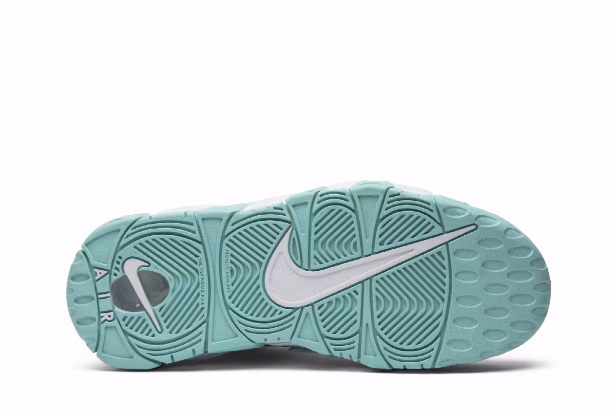 Nike Air More Uptempo GS Island Green, view 5