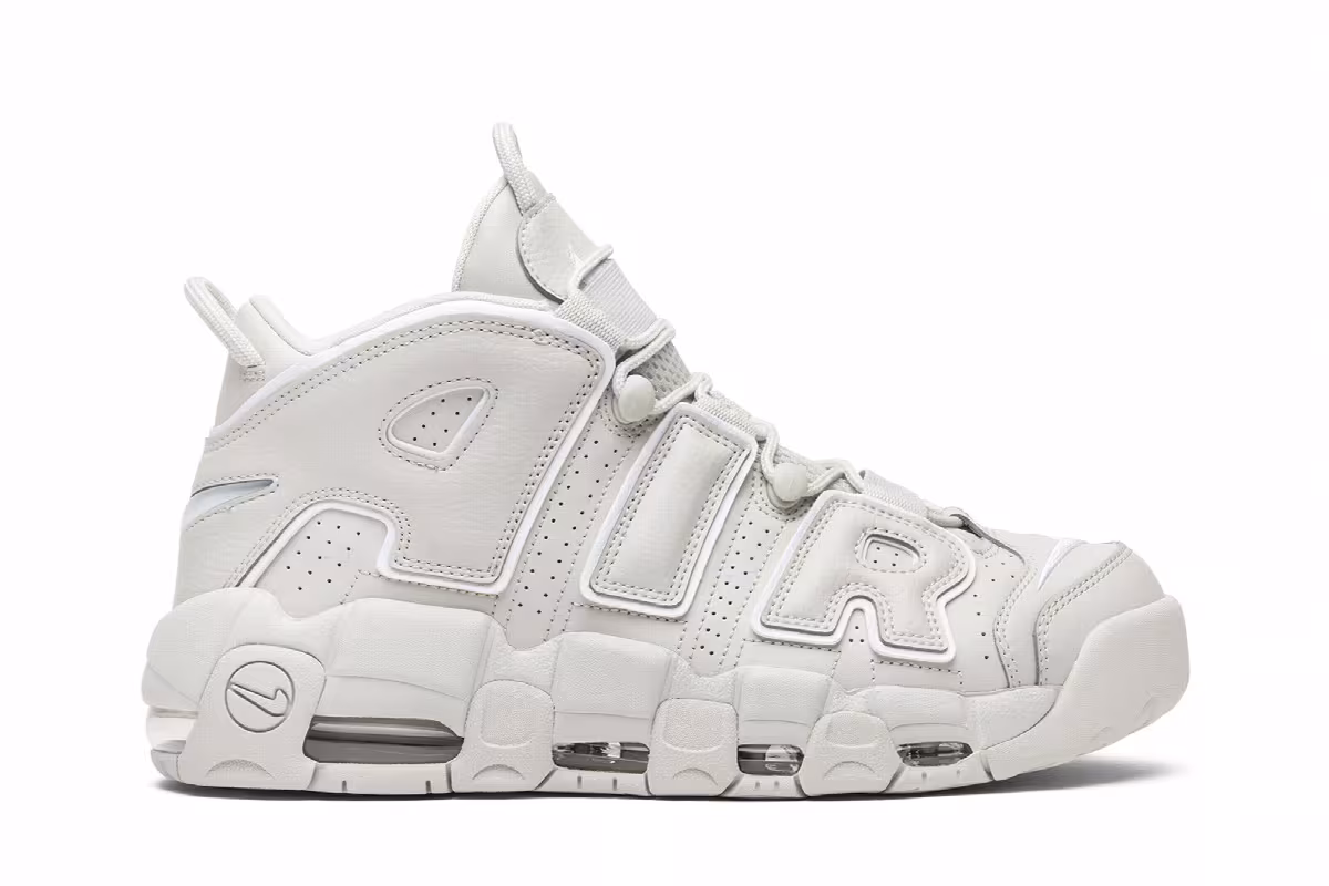 Nike Air More Uptempo Light Bone, view 2