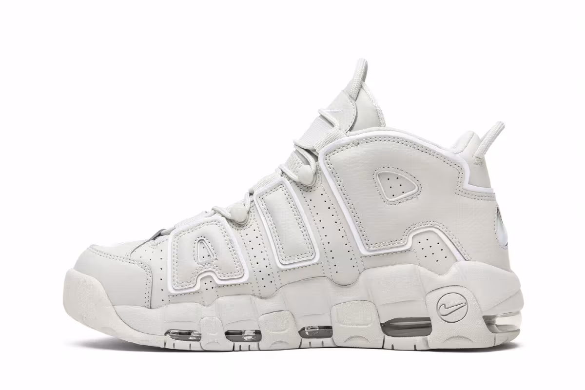 Nike Air More Uptempo Light Bone, view 4
