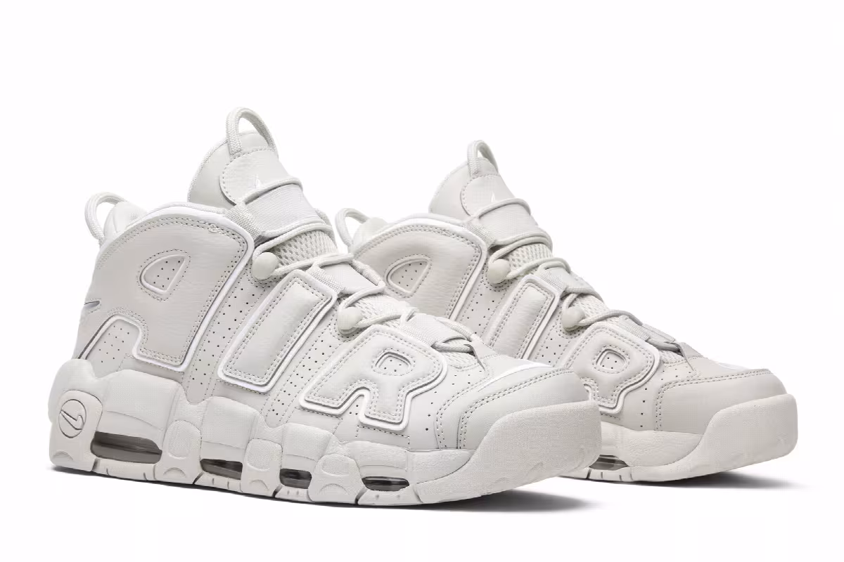 Nike Air More Uptempo Light Bone, view 9