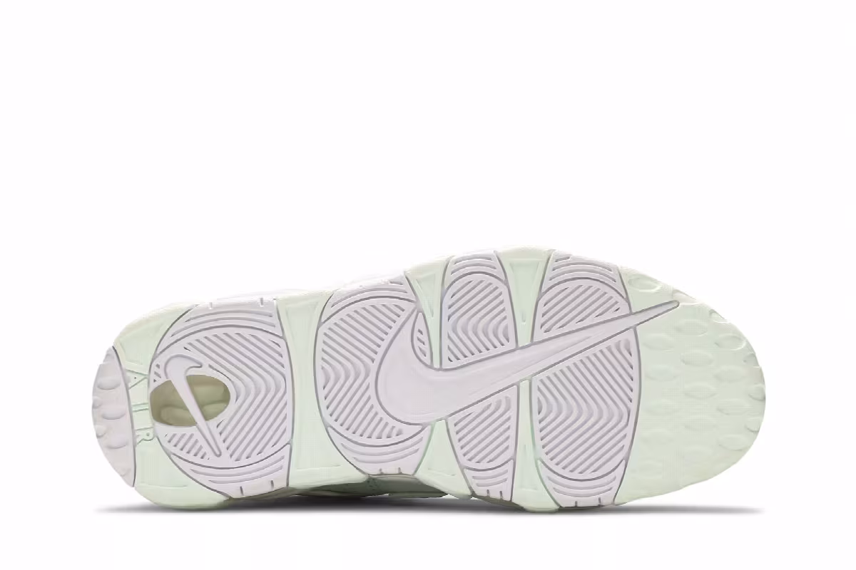 Nike Women's Air More Uptempo Barely Green, view 5