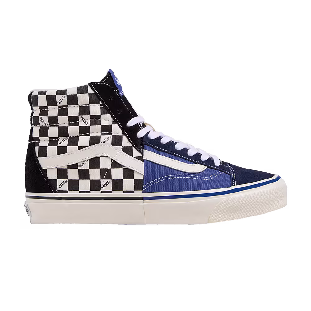 Vans Premium Clash the Wall Checkerboard - Black Blue