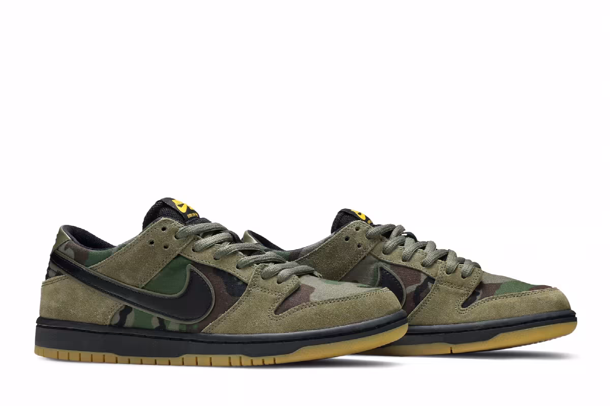 Nike Zoom Dunk Low Pro SB Camo, view 9