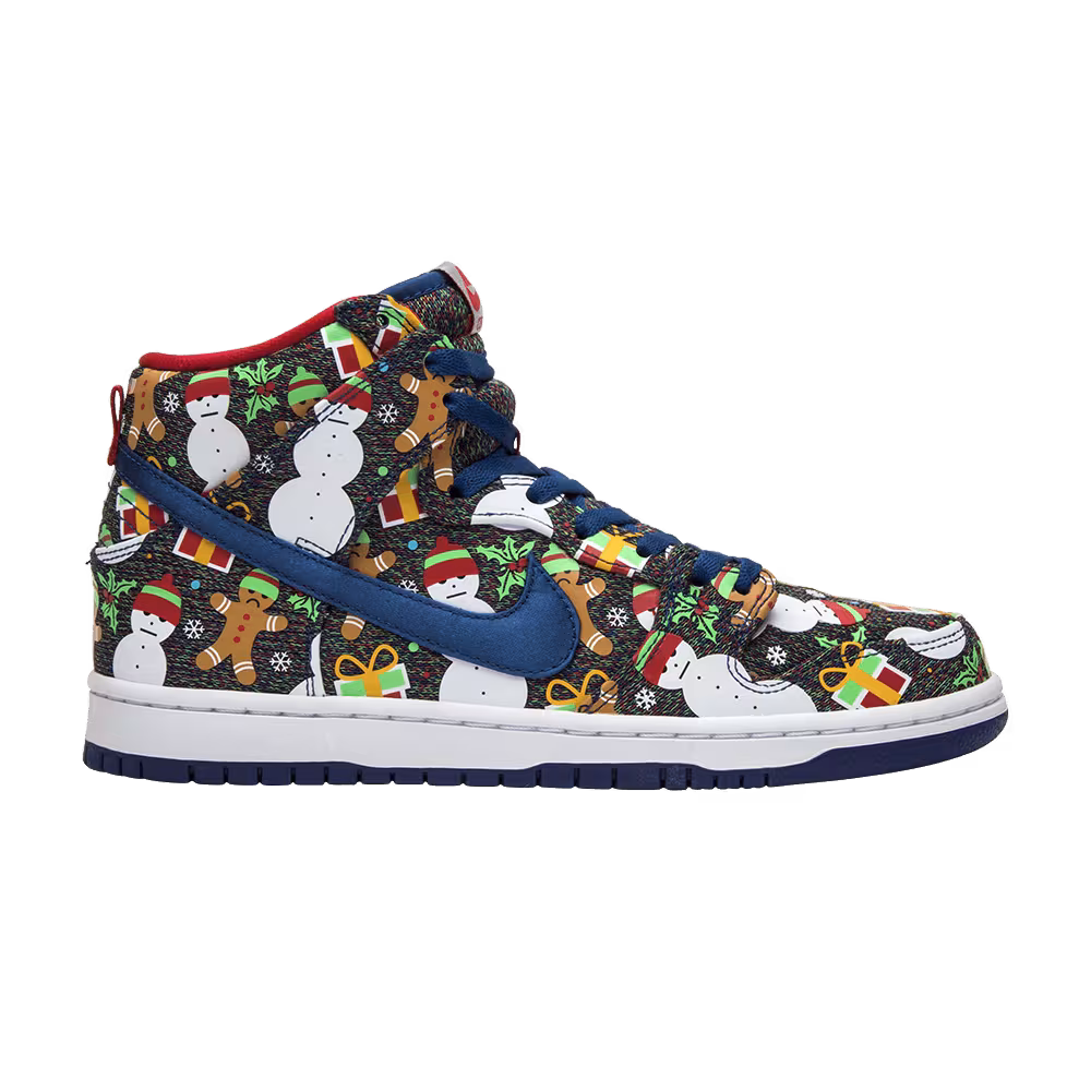 Concepts x Nike SB Dunk Pro High Ugly Christmas Sweater 2017