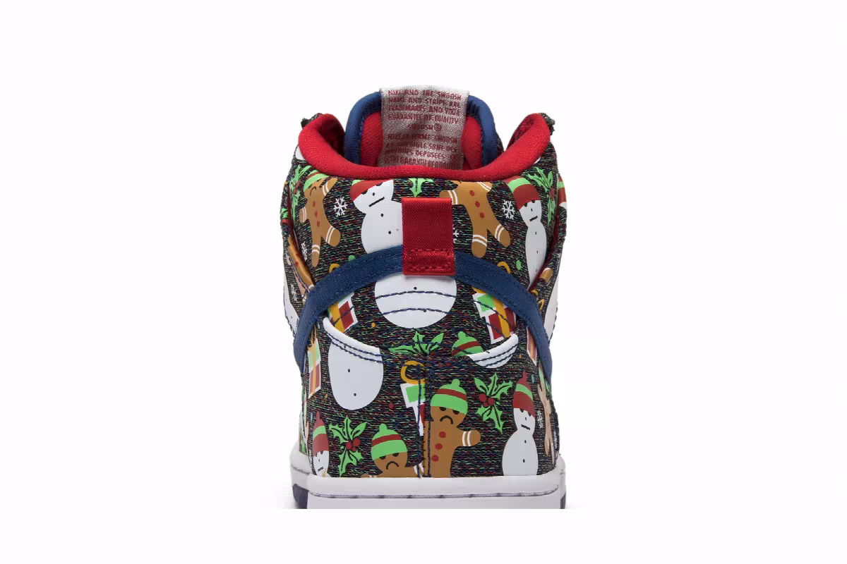 Concepts x Nike SB Dunk Pro High Ugly Christmas Sweater 2017, view 8