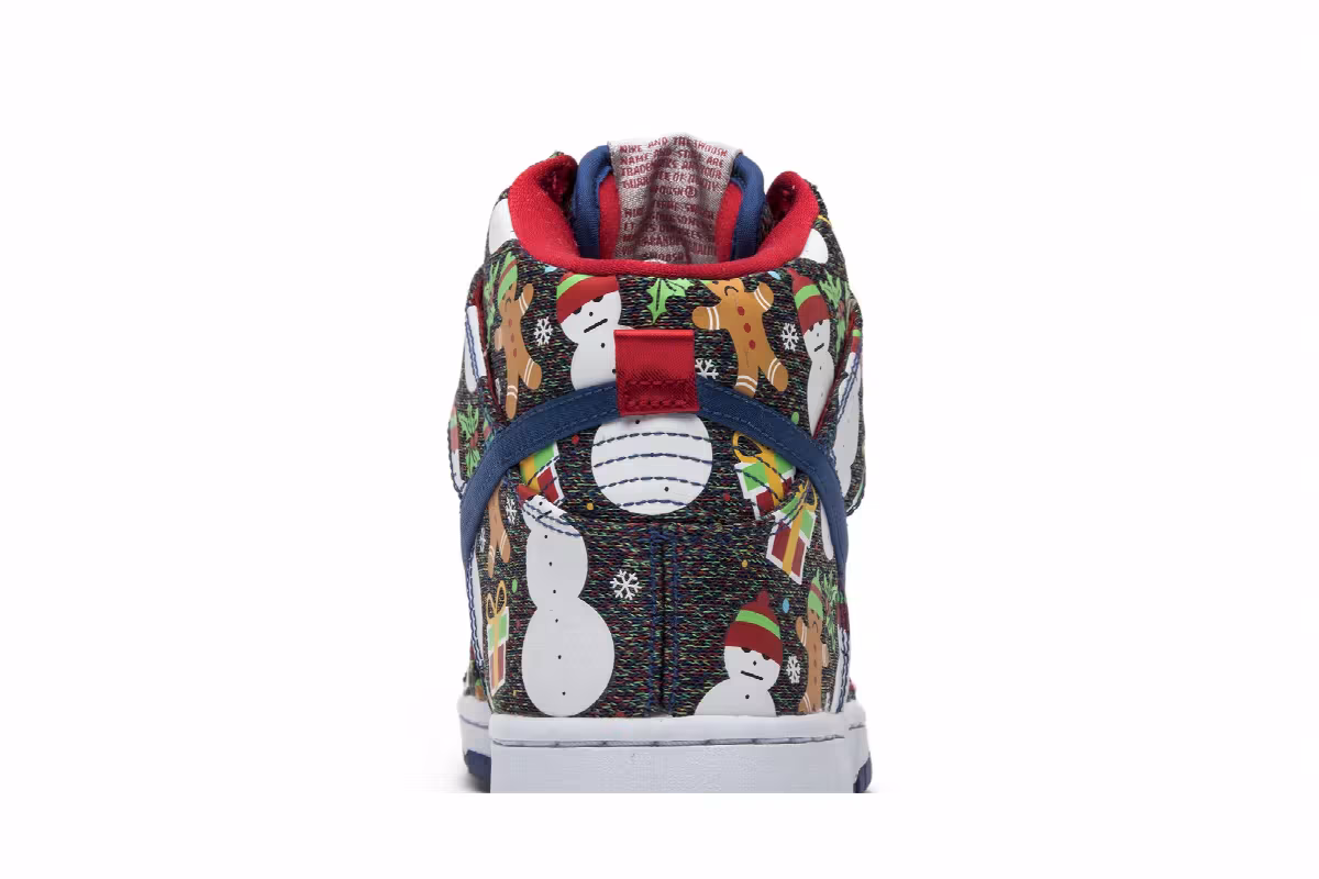 Concepts x Nike SB Dunk Pro High GS Ugly Christmas Sweater 2017, view 8