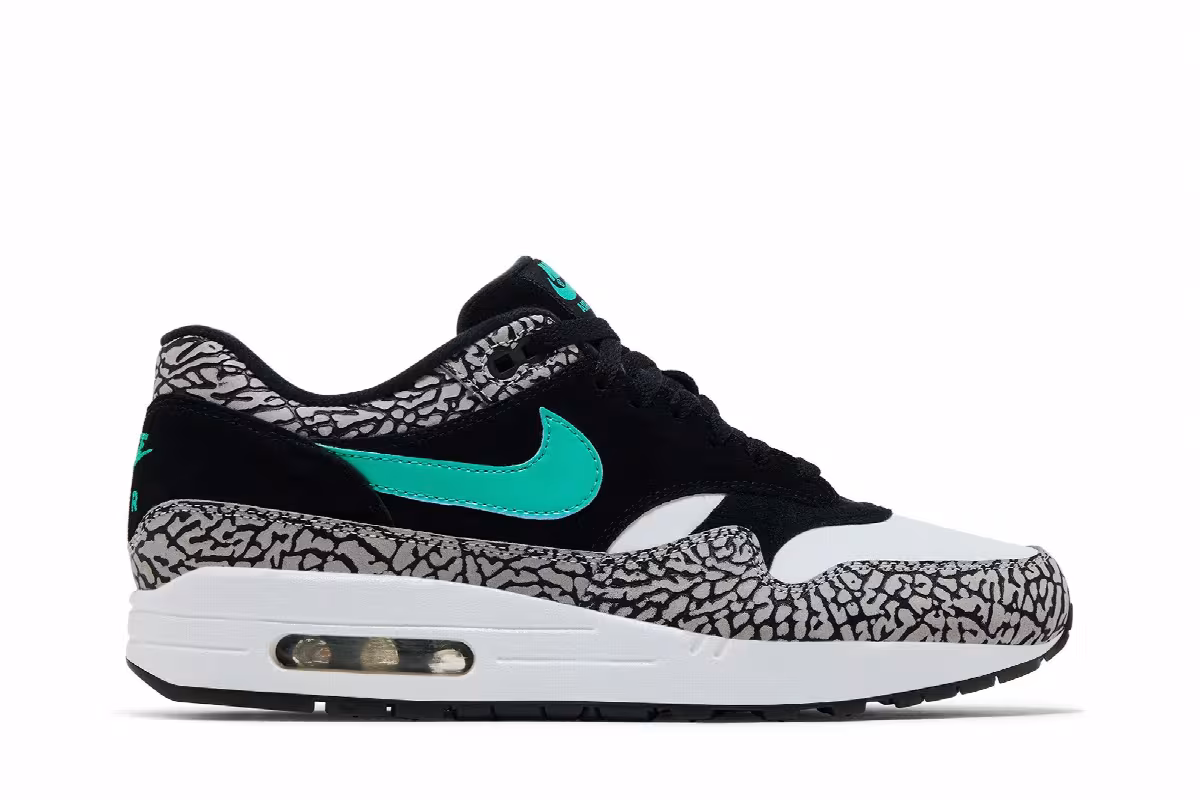 Atmos x Air Jordan x Nike Air Max 1 Elephant, view 2