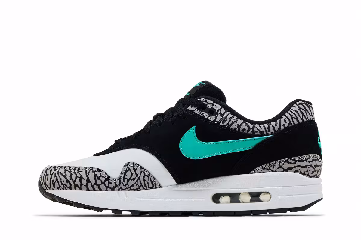 Atmos x Air Jordan x Nike Air Max 1 Elephant, view 4