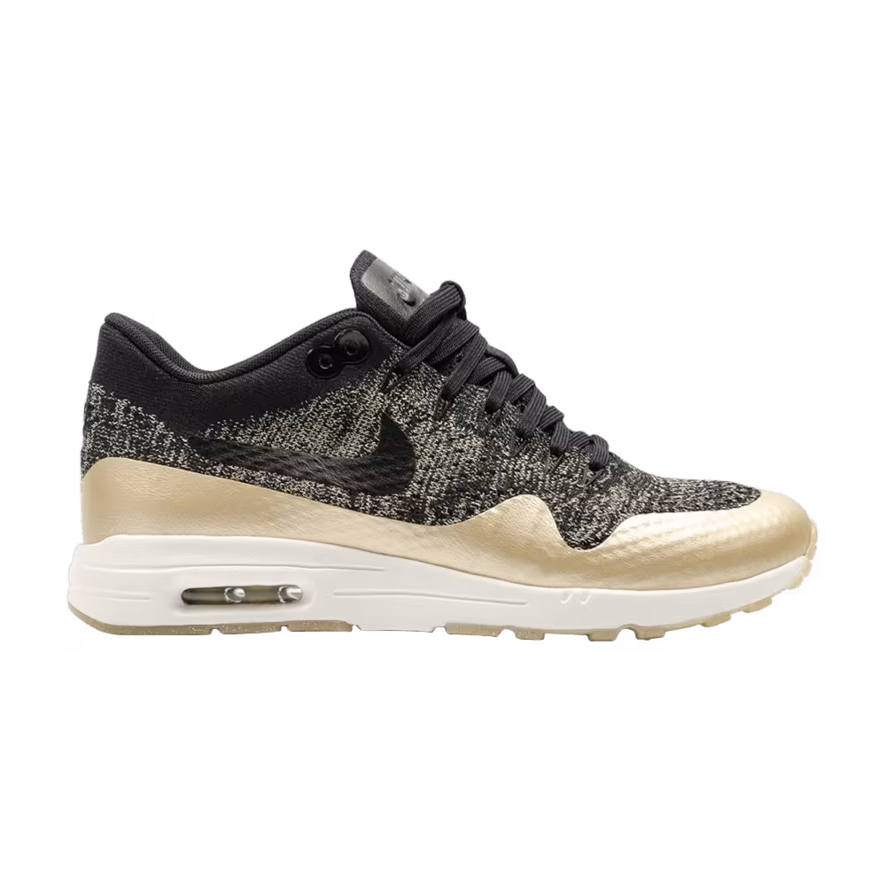 Nike Women's Air Max 1 Ultra Flyknit Metallic Gold