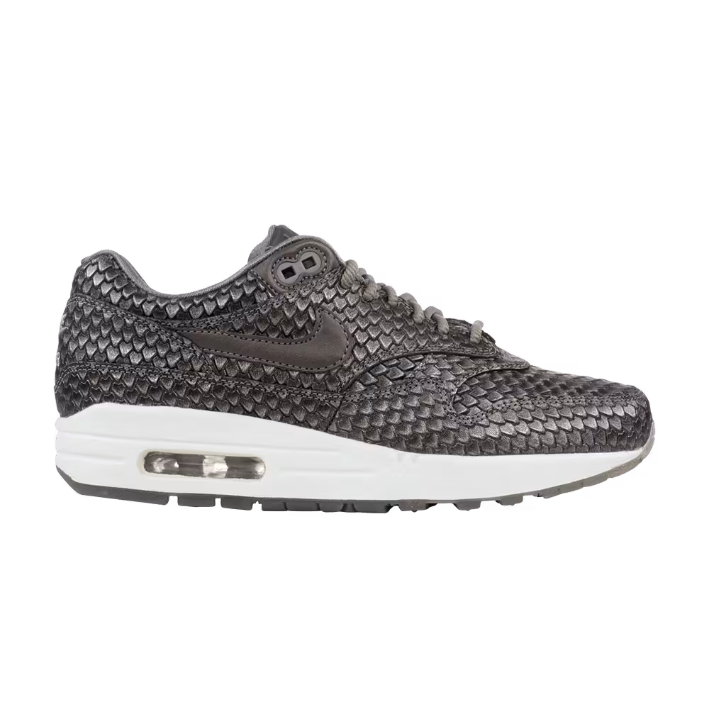 Nike Women's Air Max 1 Premium Reptile Metallic Pewter