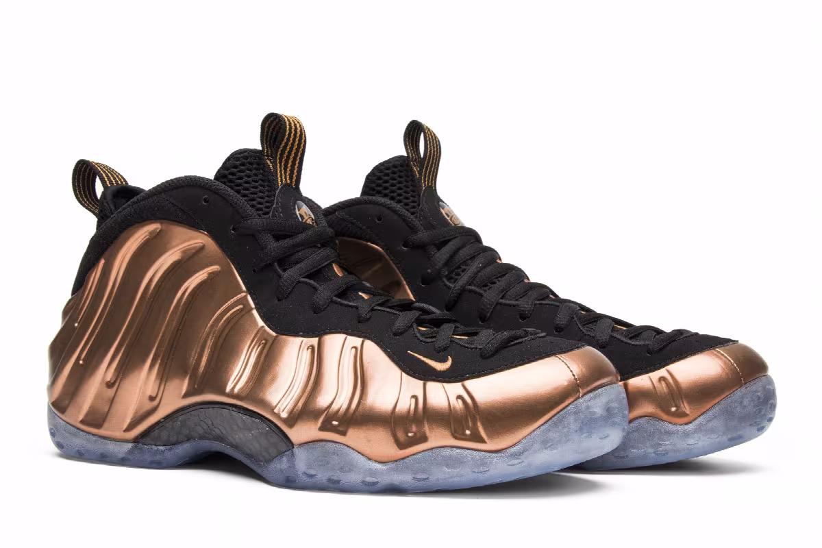 Nike Air Foamposite One Copper 2017, view 9