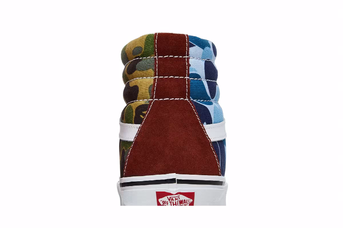 BAPE x Vans Sk8-Hi 36 DX Multi Camo, view 8