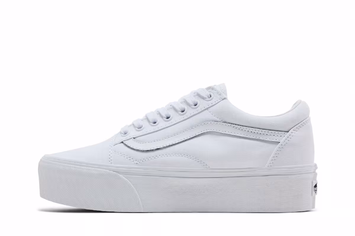 Vans Old Skool Stackform True White, view 4