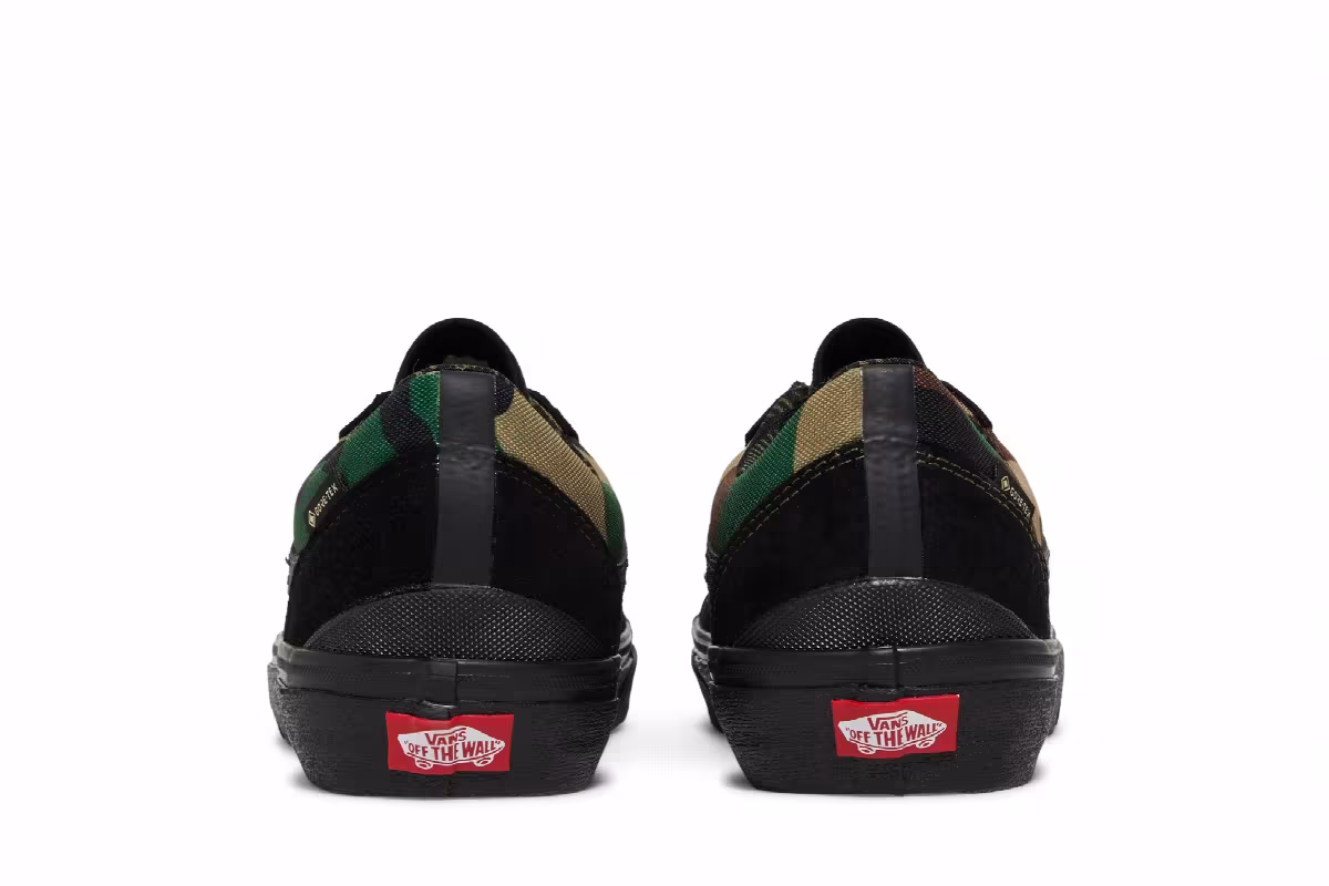 DEFCON x Vans Old Skool GTX Black Woodland Camo, view 7