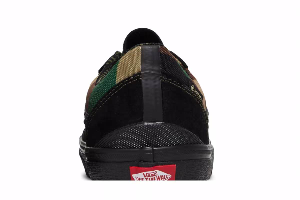 DEFCON x Vans Old Skool GTX Black Woodland Camo, view 8