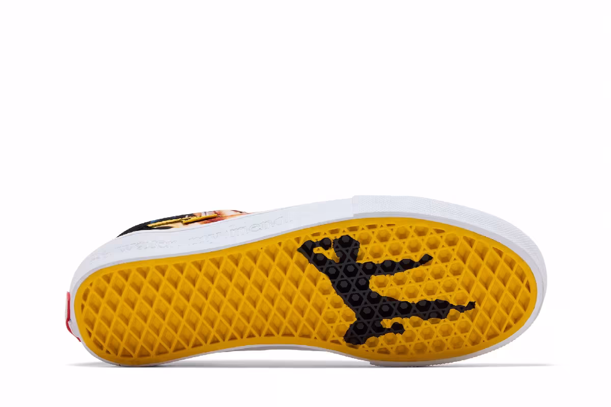 Bruce Lee x Vans Skate Old Skool Black Yellow, view 5