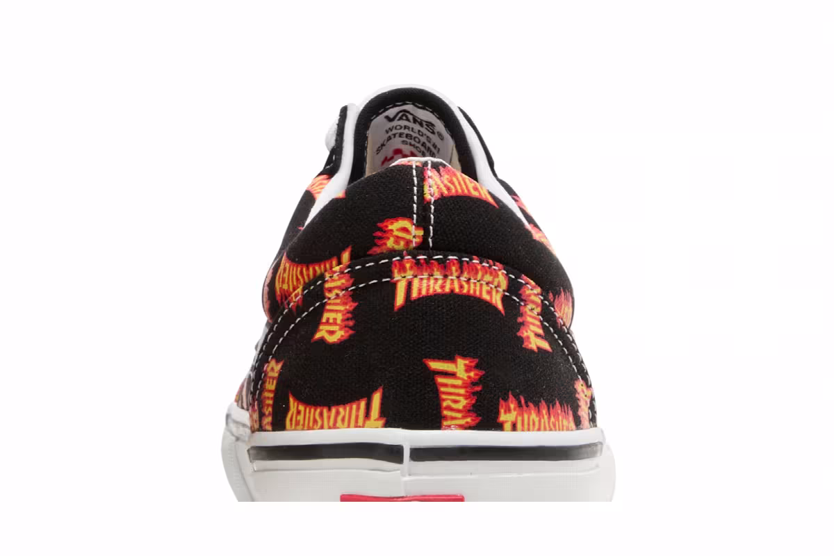 Thrasher x Vans Skate Old Skool Allover Thrasher Logo, view 8
