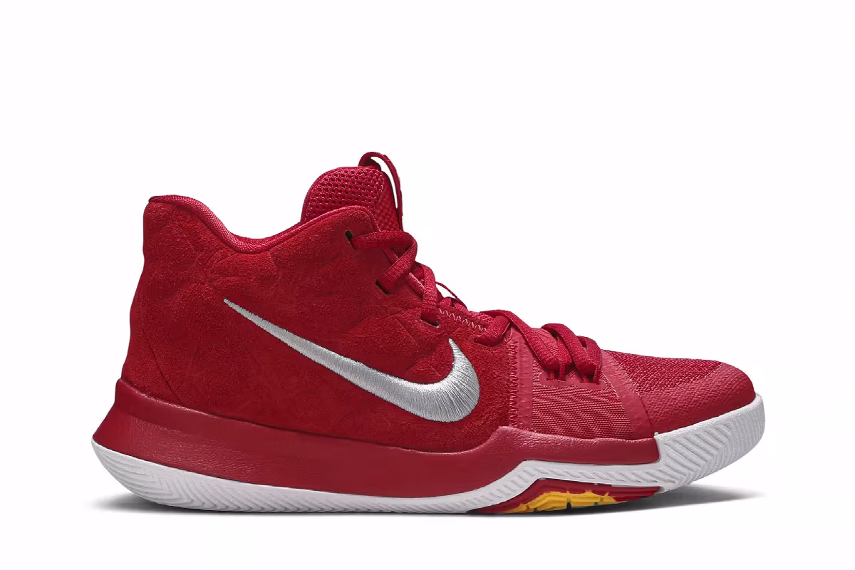Nike Kyrie 3 GS University Red, view 2