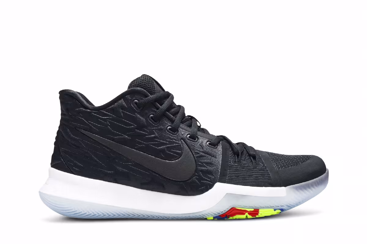 Nike Kyrie 3 Black Multi, view 2