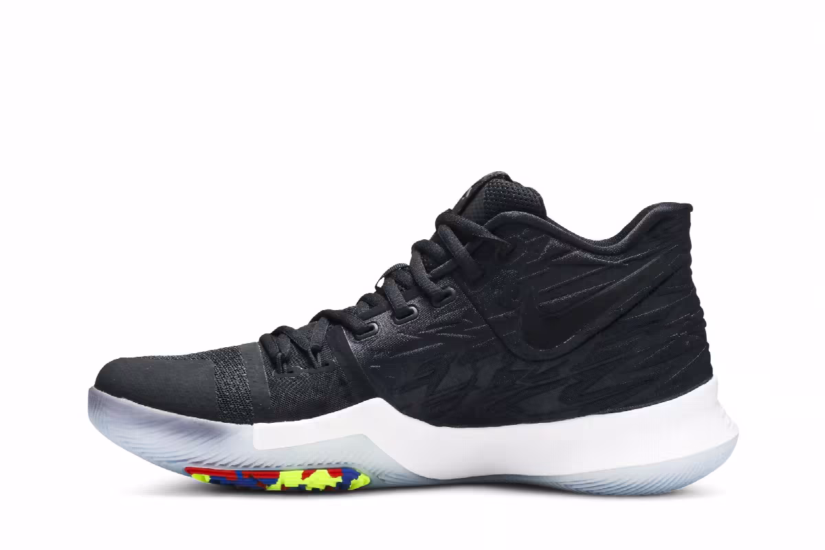 Nike Kyrie 3 Black Multi, view 4