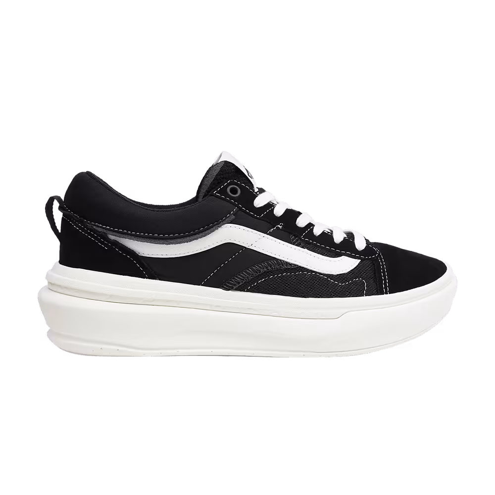 Vans Old Skool Overt Plus ComfyCush Black White