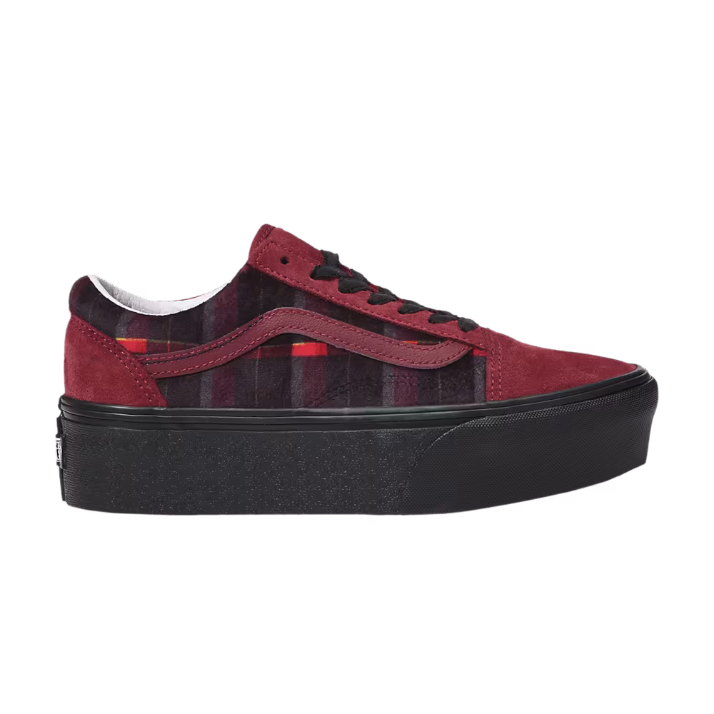 Vans Old Skool Stackform Velvet Plaid