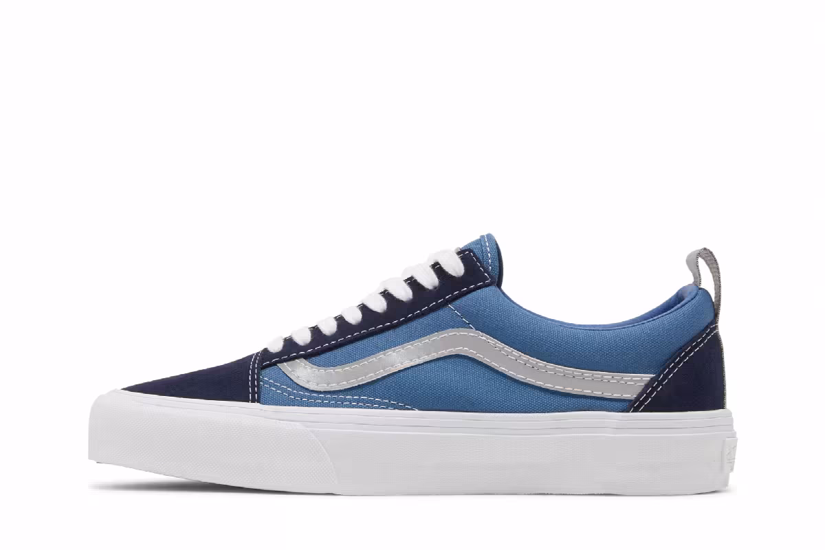 KRINK x Vans Vault Old Skool VLT LX Medium Blue, view 4