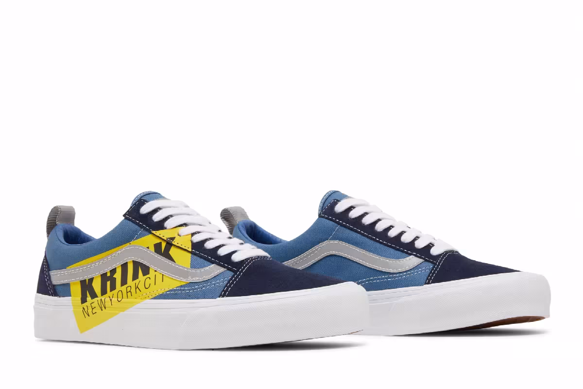 KRINK x Vans Vault Old Skool VLT LX Medium Blue, view 9