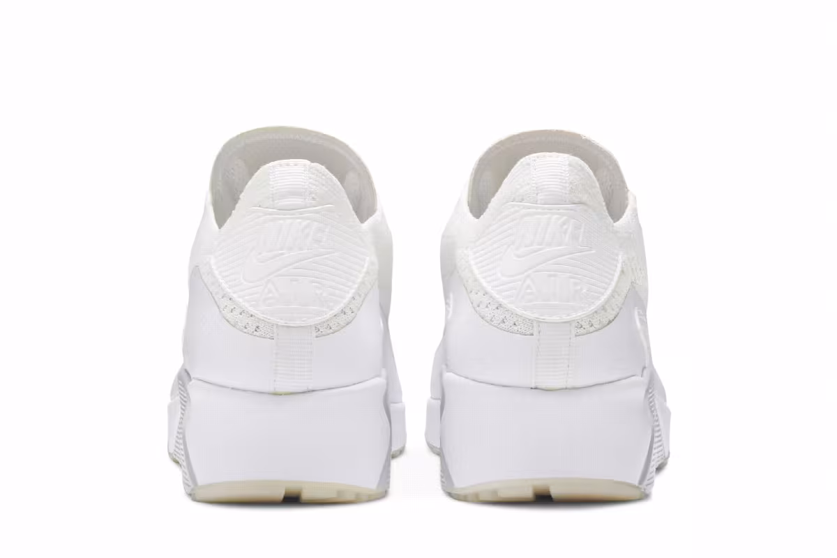 Nike Air Max 90 Ultra 2.0 Flyknit Triple White, view 7