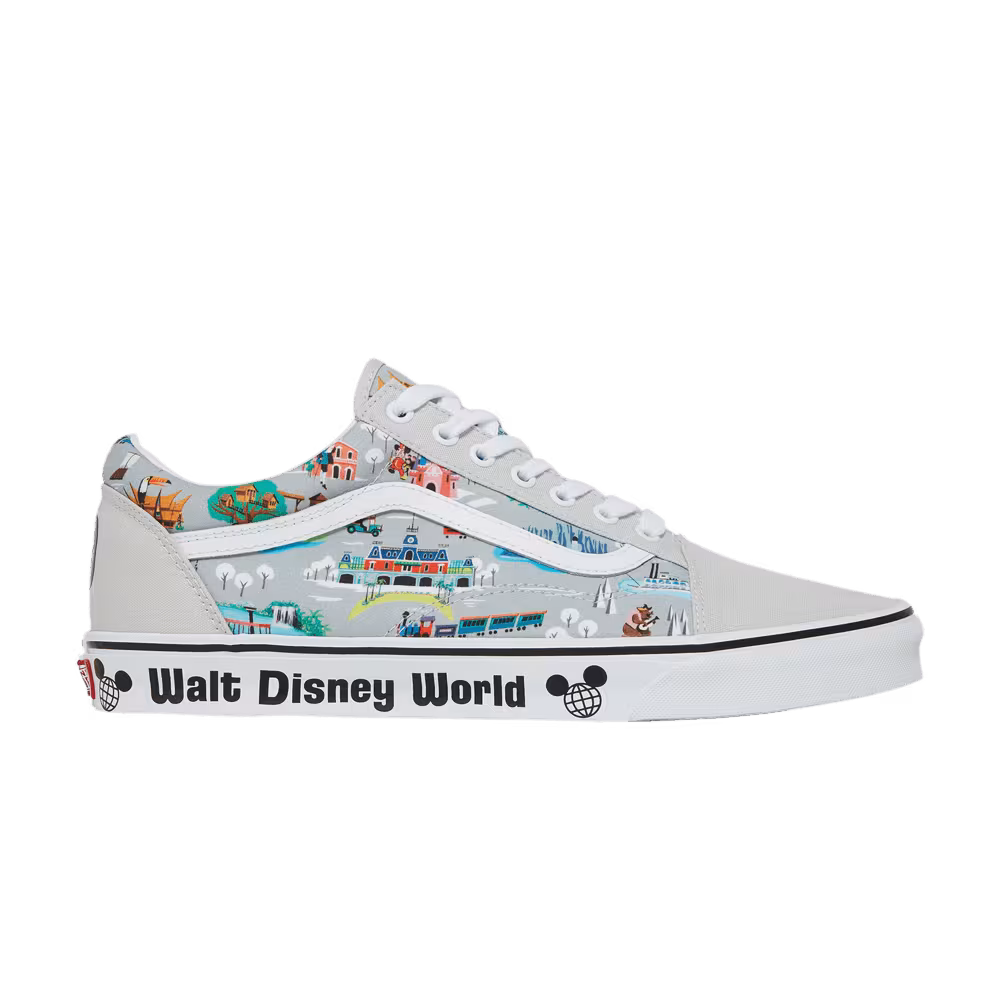 Disney x Vans Old Skool 50th Anniversary - Disney Park Map