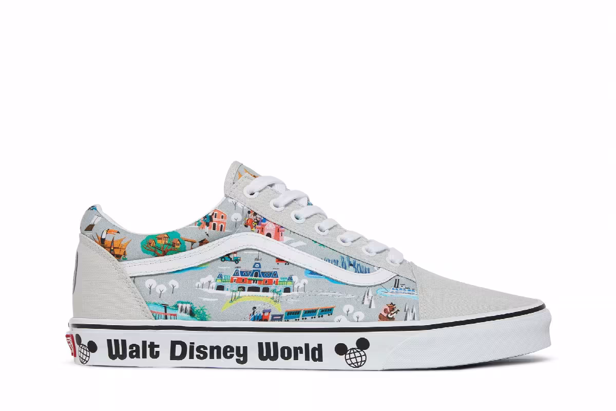 Disney x Vans Old Skool 50th Anniversary - Disney Park Map, view 2