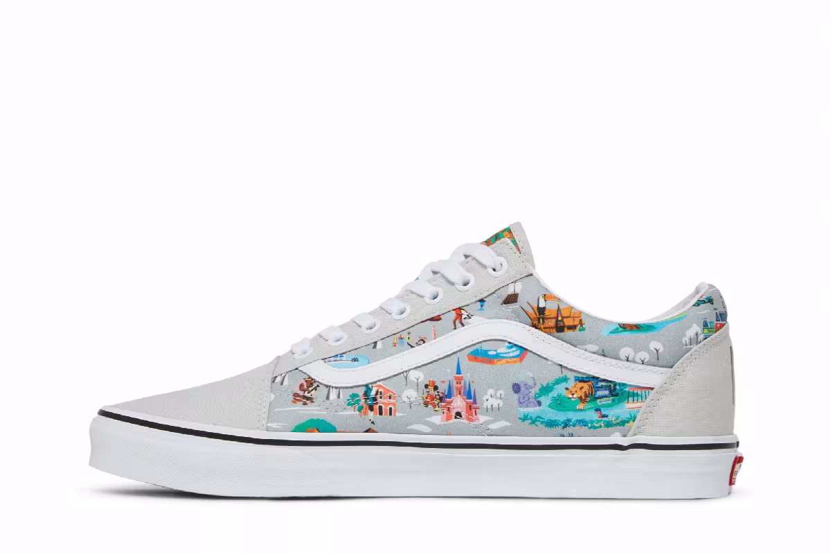 Disney x Vans Old Skool 50th Anniversary - Disney Park Map, view 4