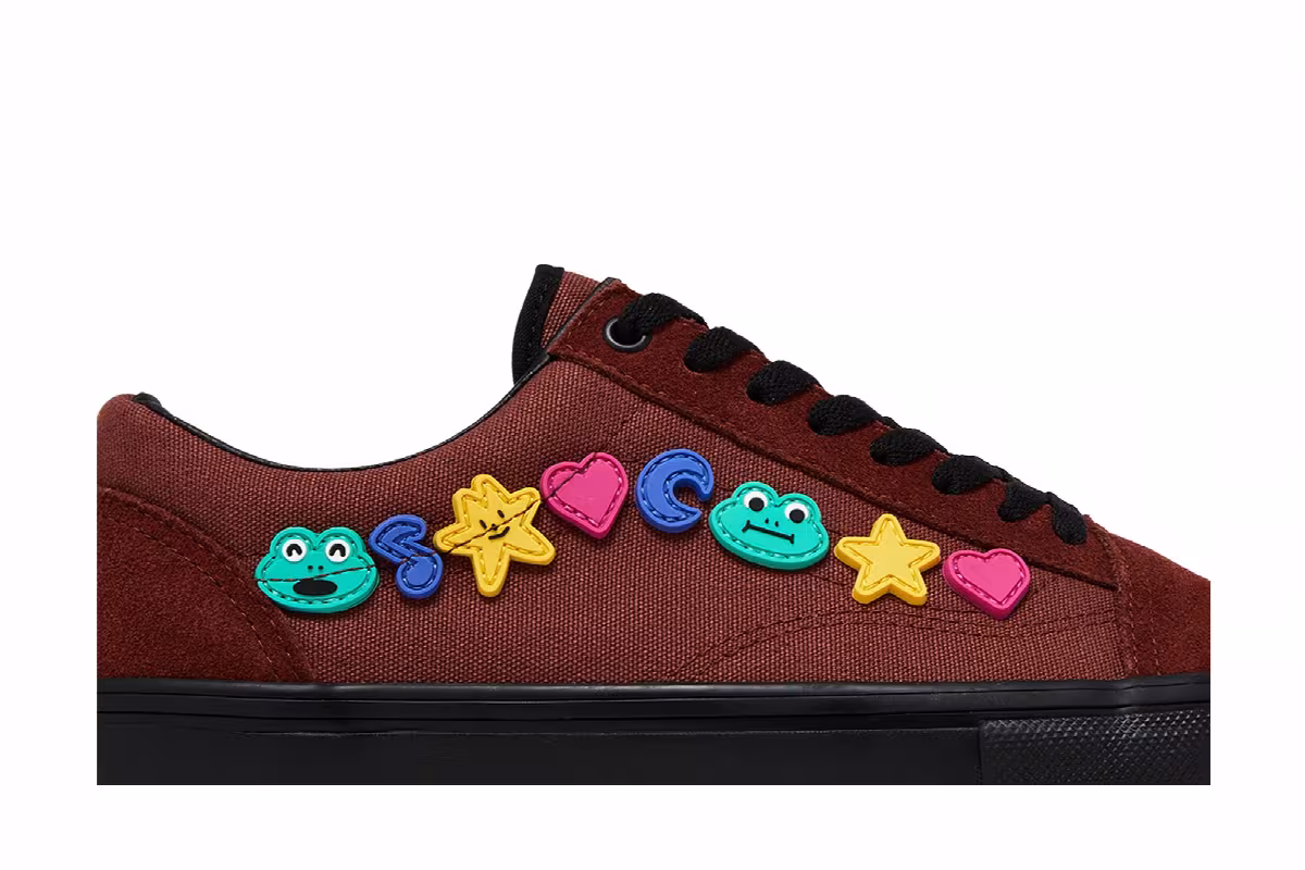 Frog Skateboards x Vans Skate Old Skool Brown, view 3