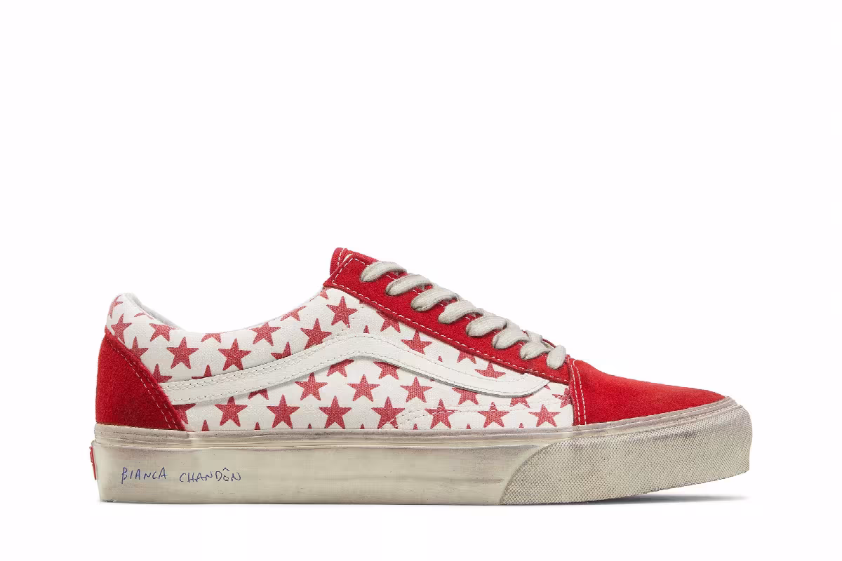 Bianca Chandôn x Vans Old Skool VLT LX Stressed Red, view 2