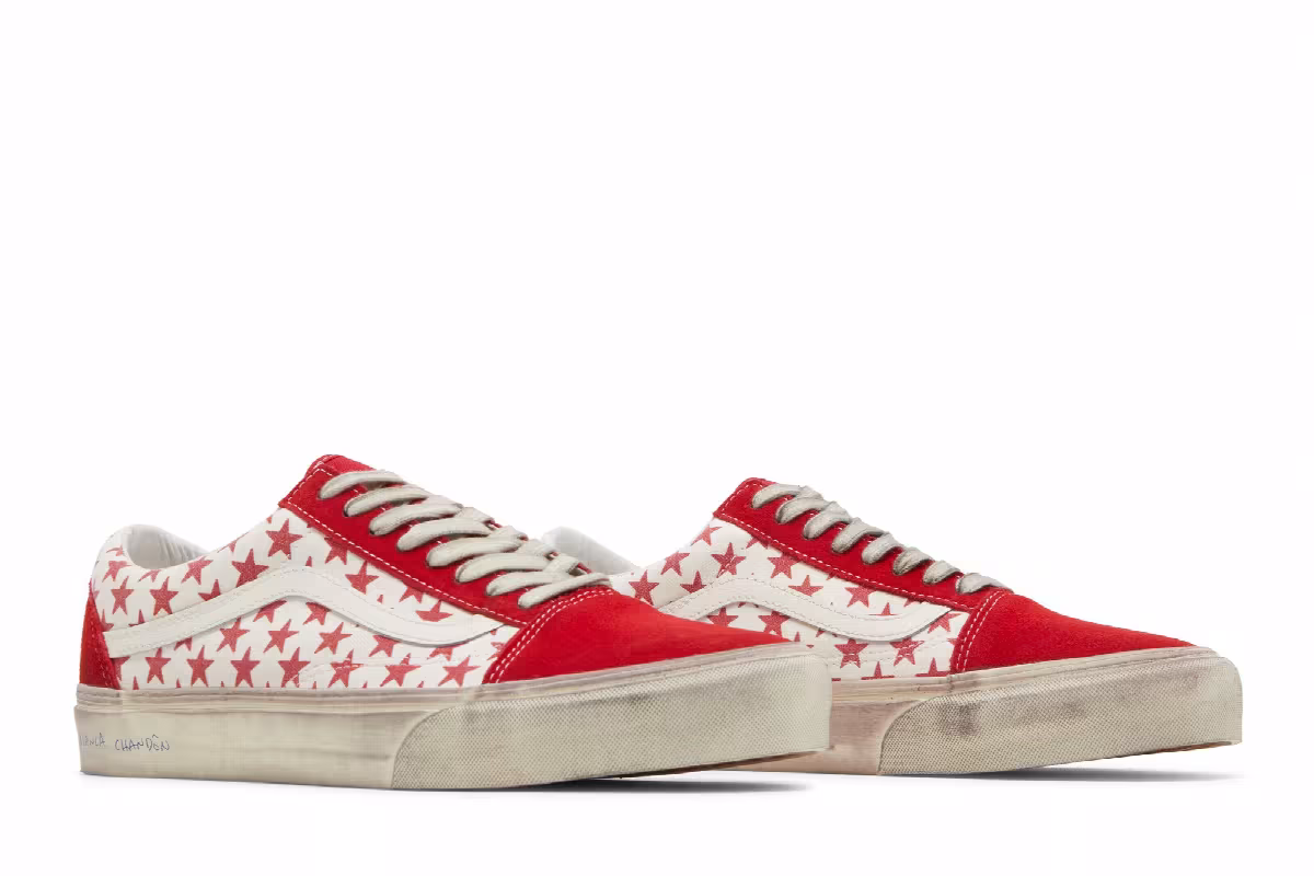 Bianca Chandôn x Vans Old Skool VLT LX Stressed Red, view 9
