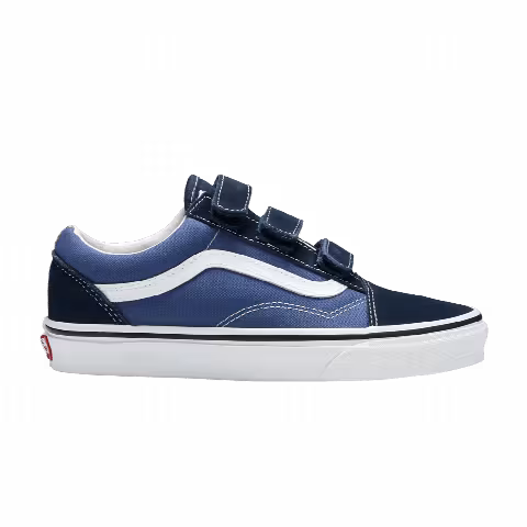 Vans Old Skool Suede Canvas Velcro 'Dress Blue'