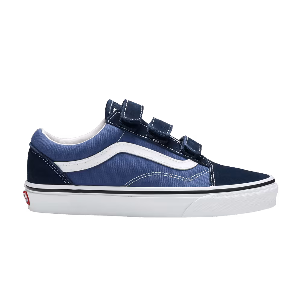 Vans Old Skool Suede Canvas Velcro Dress Blue
