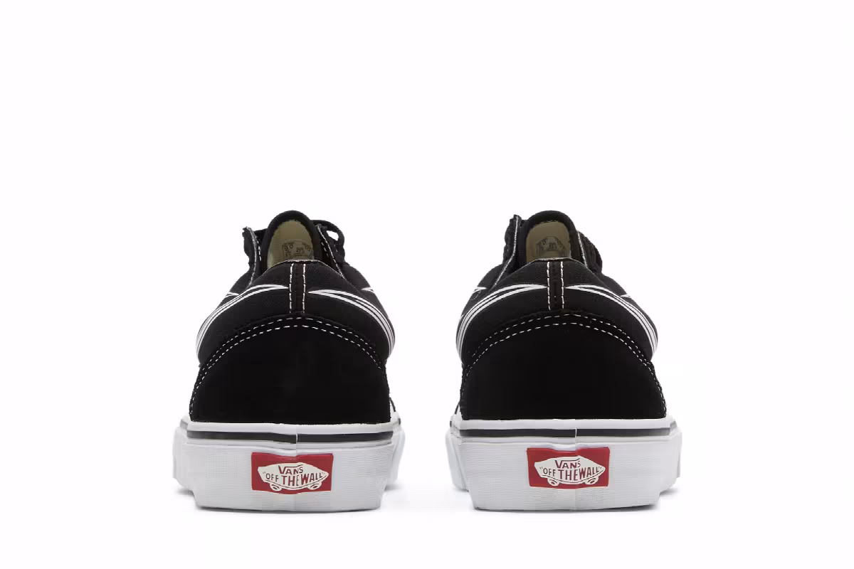 Vans Old Skool Flame - Black White, view 7
