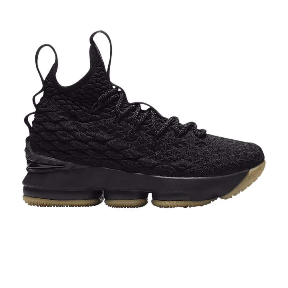Nike LeBron 15 GS Black Gum