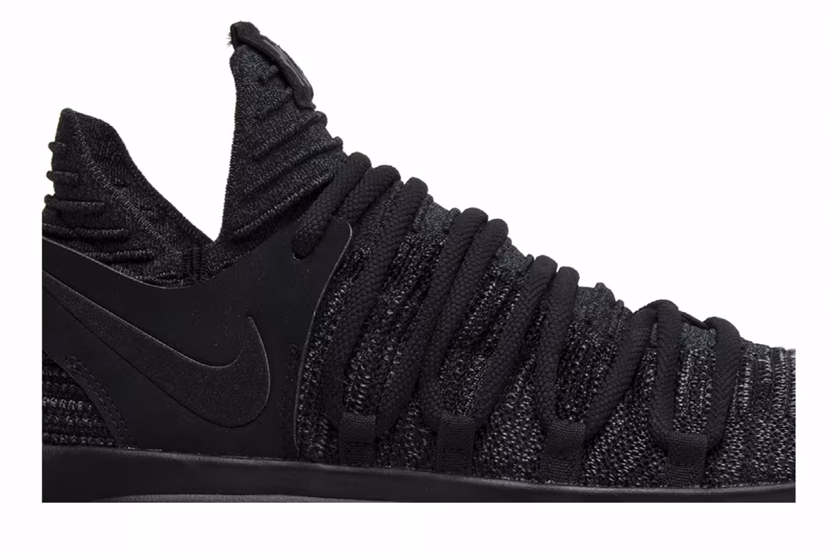 Nike KD 10 Triple Black, view 3