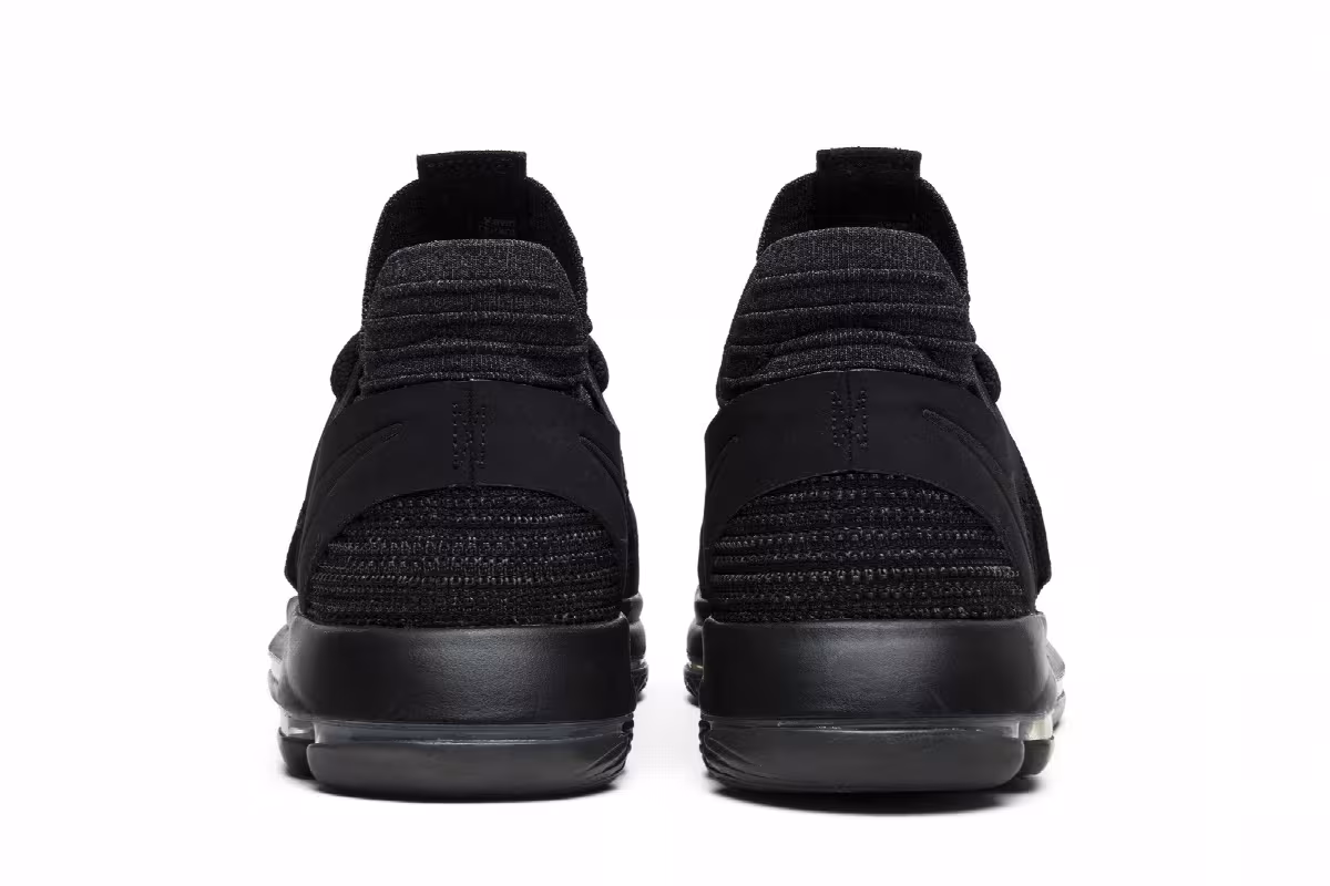 Nike KD 10 Triple Black, view 7