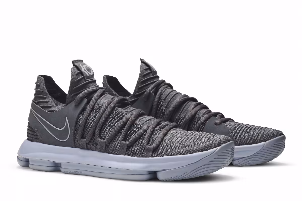 Nike KD 10 Dark Grey, view 9