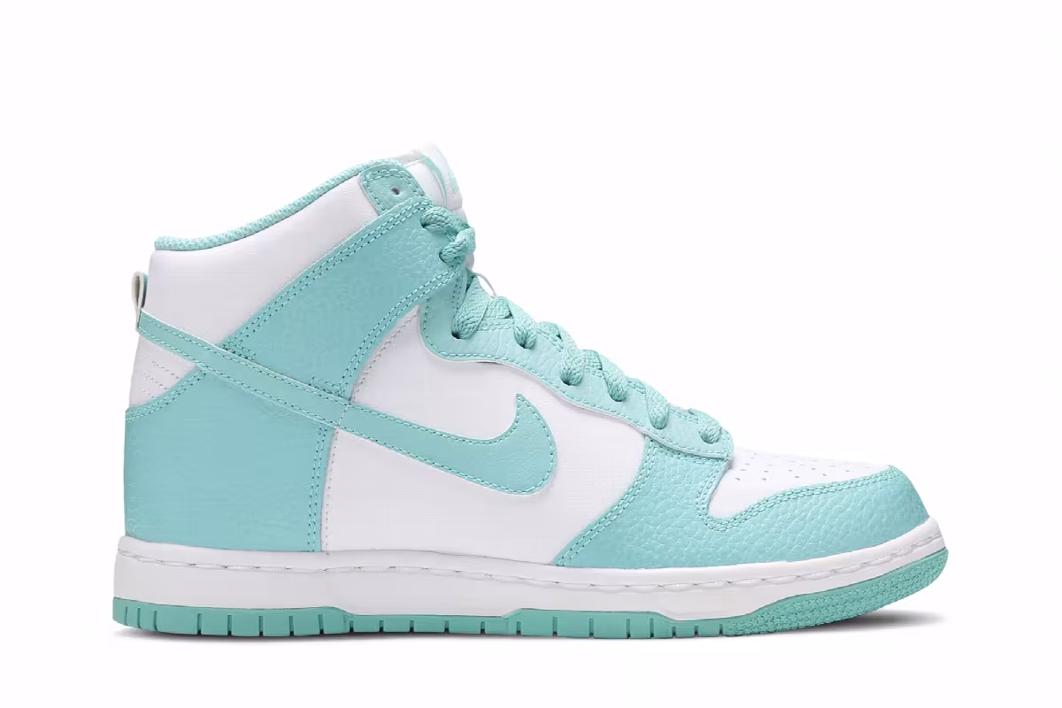 Nike Dunk High 07 GS Island Green, view 2